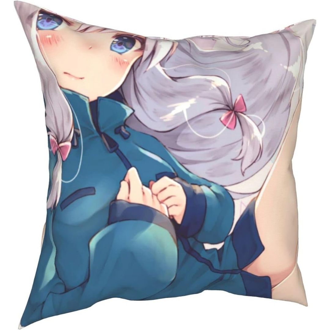  Sarung Bantal Eromanga Sensei Cushion Cover Lembut, Elastis dan Nyaman 