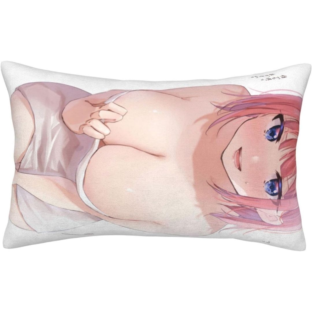  Sarung Bantal Nakano Ichika Gotoubun no Hanayome Pillow Cover (18) (40x60cm) 
