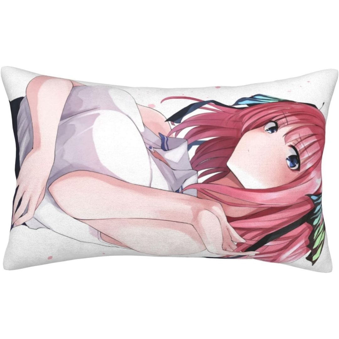  Sarung Bantal Nakano Nino Gotoubun no Hanayome Pillow Cover (86) (40x60cm) 
