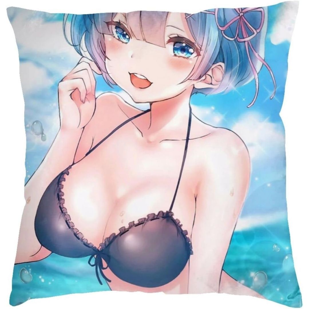  Pillow Case Emilia Rem Re Zero Velvet Stylish 