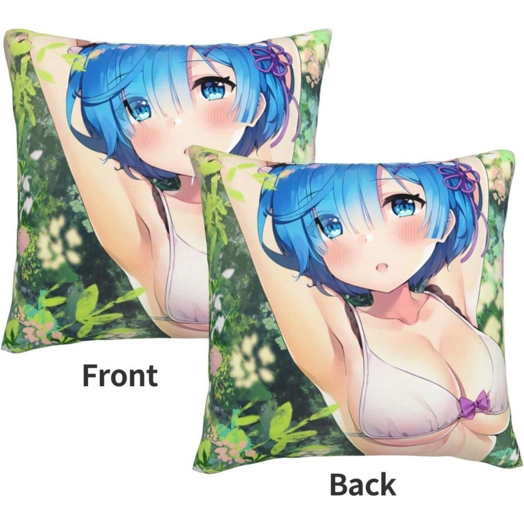  Pillow Case Emilia Rem Re Zero Velvet Stylish (Fashion-10) 
