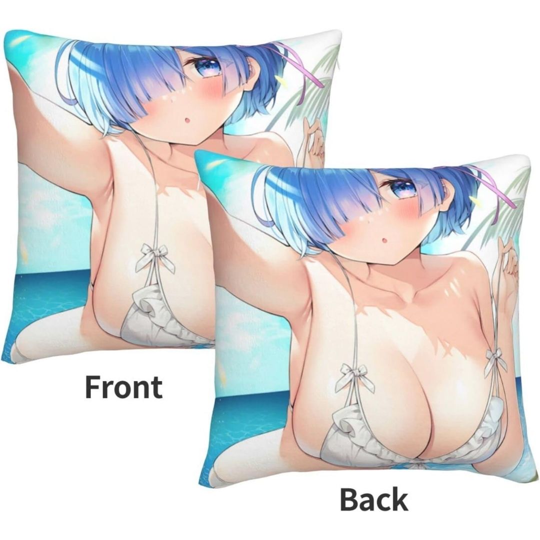  Pillow Case Emilia Rem Re Zero Velvet Stylish-4 