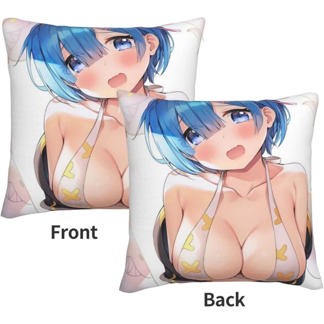  Pillow Case Emilia Rem Re Zero Velvet Stylish-5 