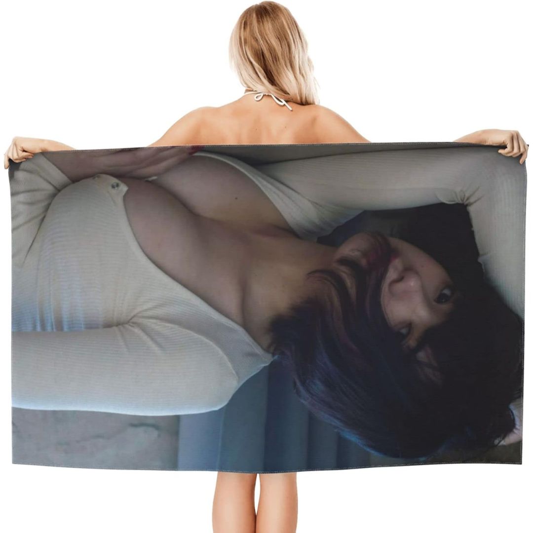  Handuk Ikeda Eliza Bath Towel Tebal Besar Menyerap Air (130 x 80 cm) 