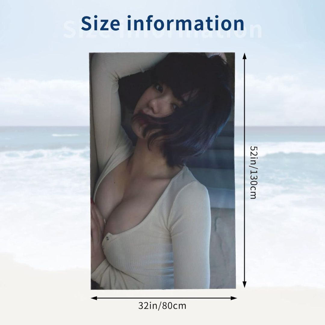  Handuk Ikeda Eliza Bath Towel Tebal Besar Menyerap Air (130 x 80 cm) 