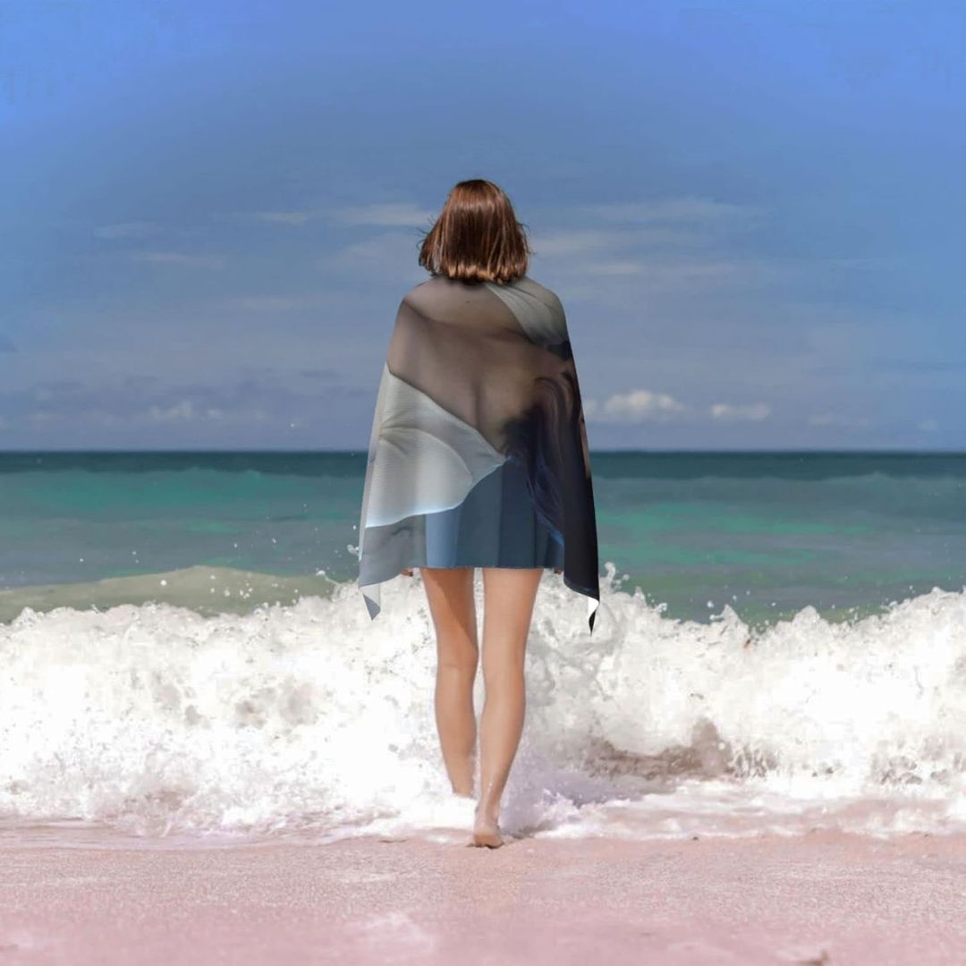  Handuk Ikeda Eliza Bath Towel Tebal Besar Menyerap Air (130 x 80 cm) 