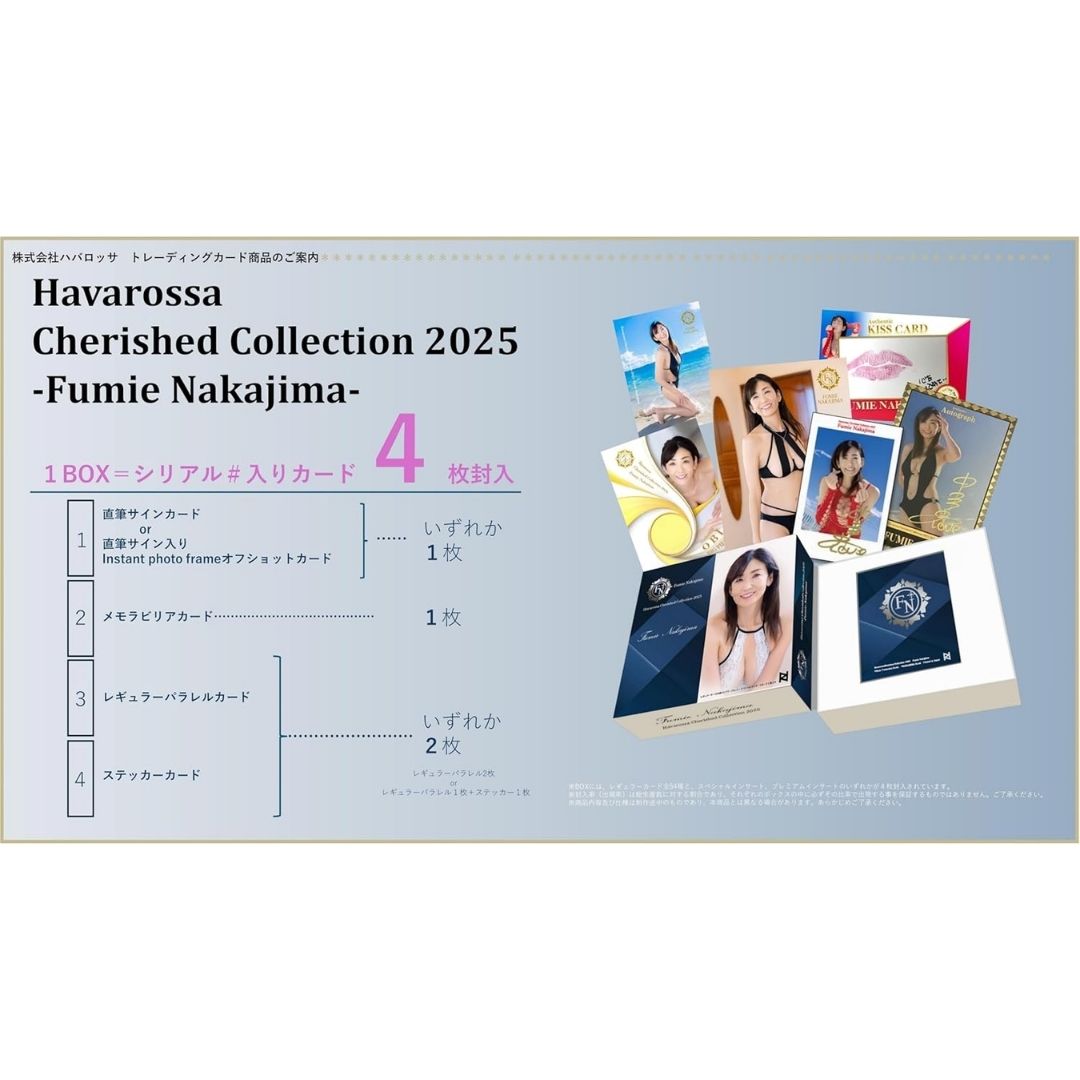  Fumie Nakajima 2025 Trading Card Havarossa Cherished Collection 