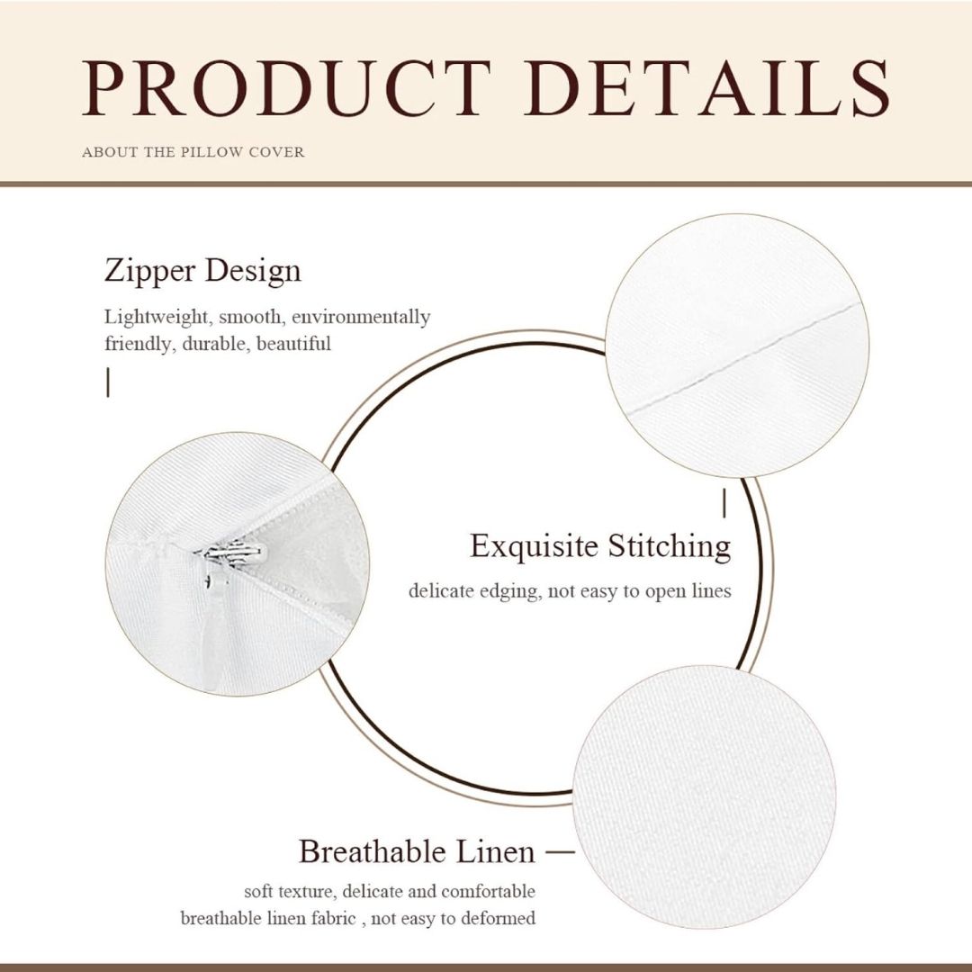  Enako Life Size Pillowcase Double-Sided Print Pure Cotton 