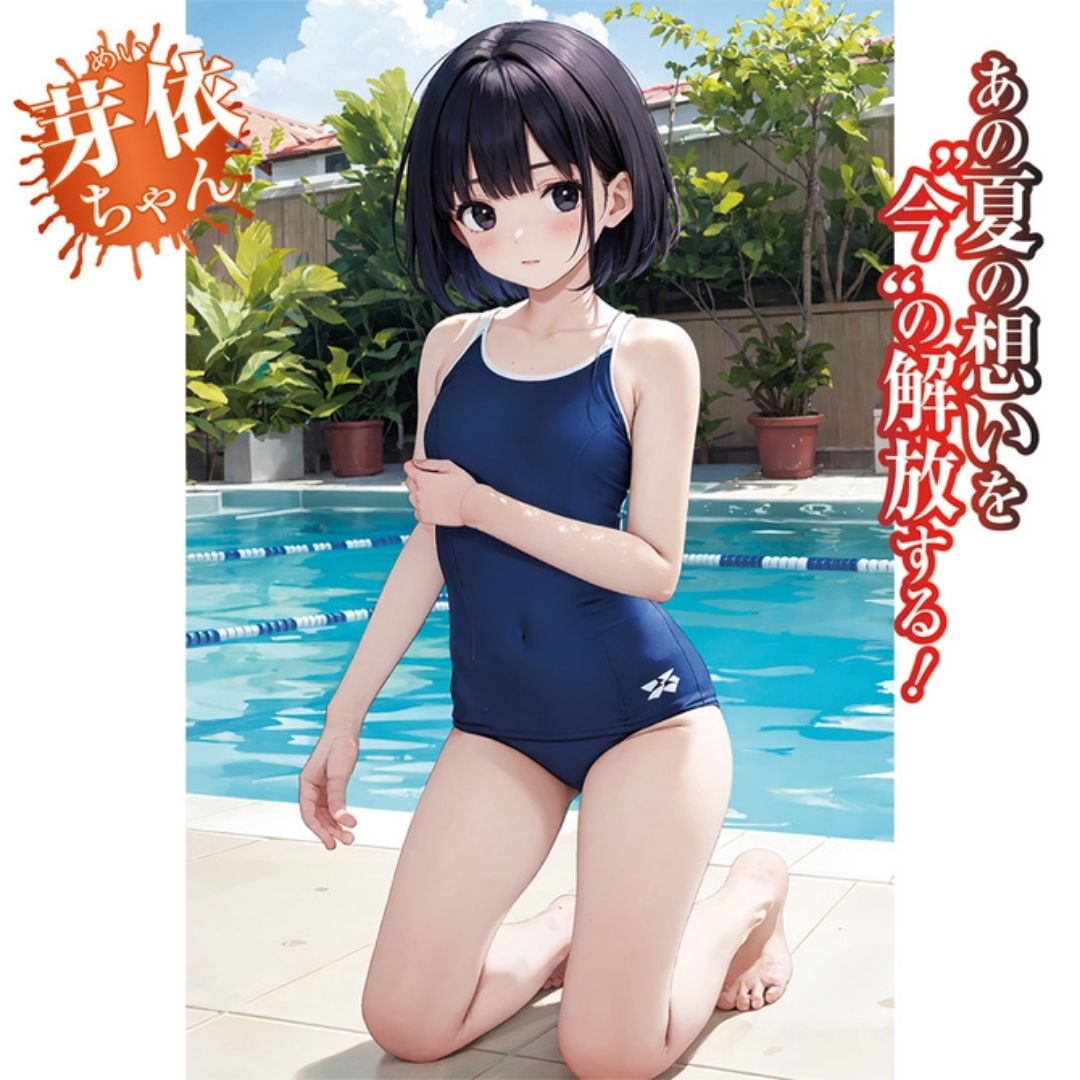  NPG Beautiful Girl in a School Swimsuit After School Mei-chan (170mm) 