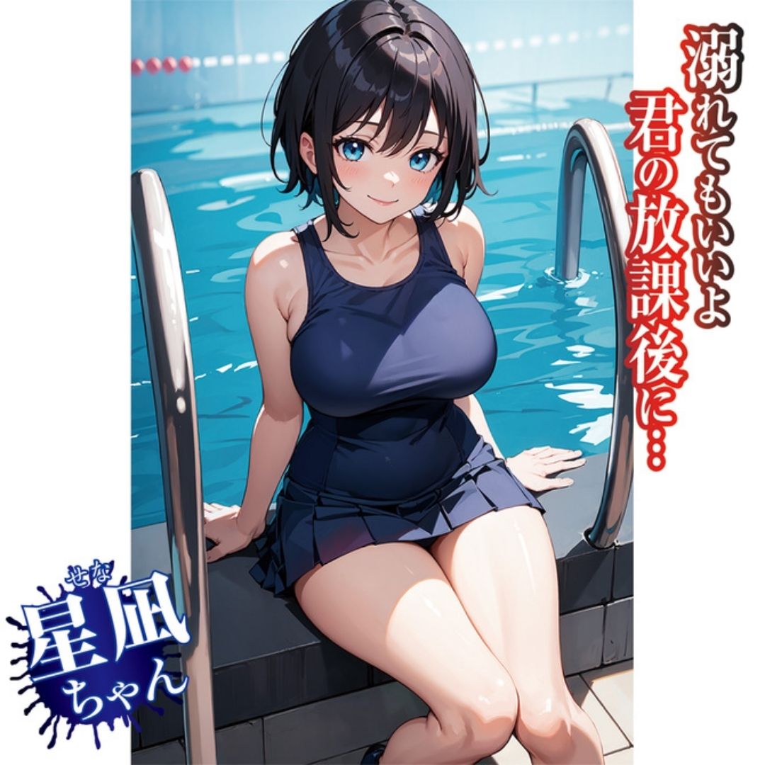 NPG Beautiful Girl in a School Swimsuit After School Hoshinagi-chan (170mm)