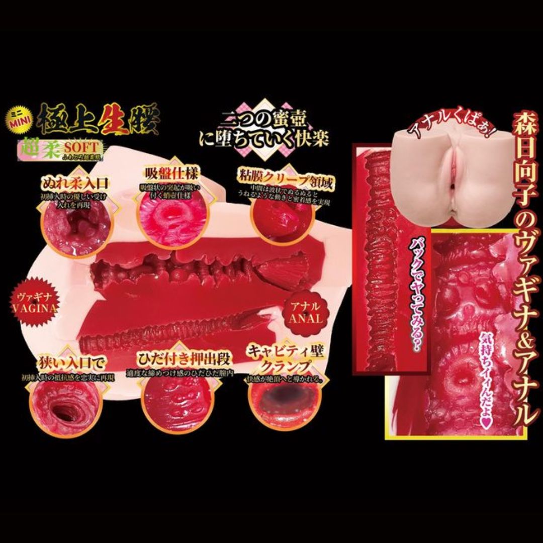 NPG Mori Hinako Realistic Waist Onahole 3 Layer Tekstur Premium Jepang