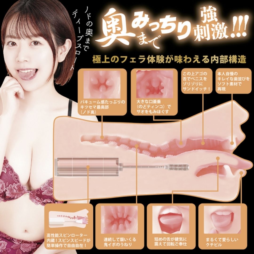 SSI Godly Fellatio Mizuto Sakura Electric Vakum Putar Presisi 3D Scan