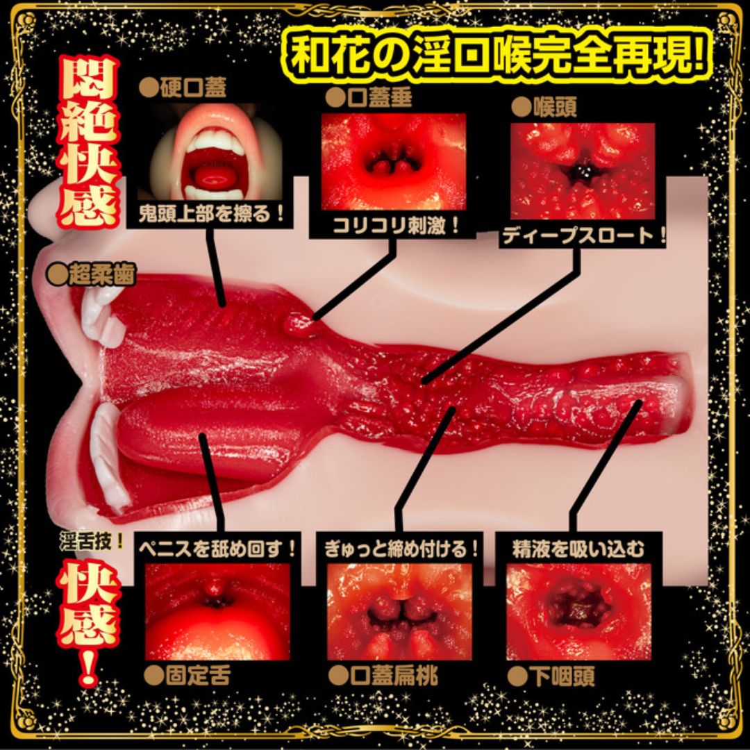 NPG Extreme Blowjob Misono Waka Onahole Struktur Dua Lapisan Vakum