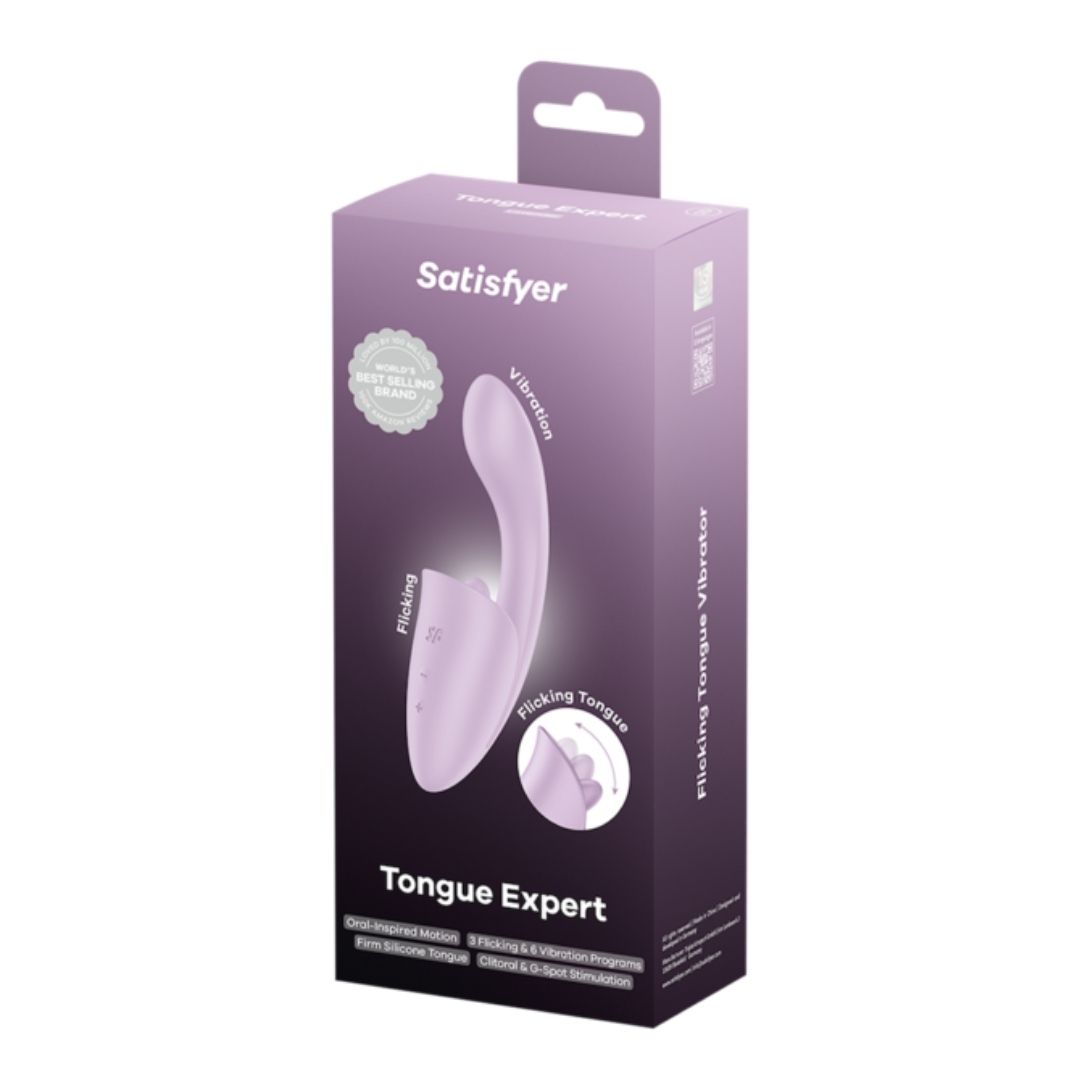 Satisfyer Tongue Expert Alat Pijat Sensual Licking & Vibrator Original